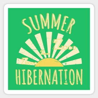 Summer hibernation Sticker